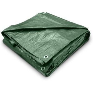 PLANDEKA  4x 5m  zielona ( 90g/m2)